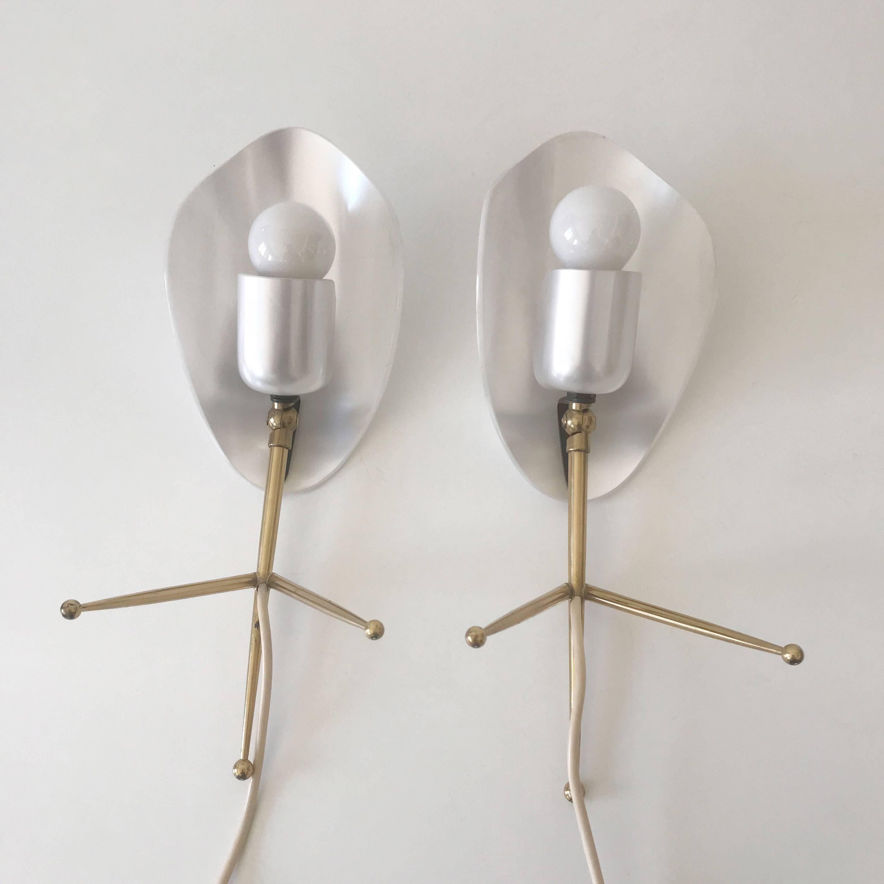 Two Sputnik Table Lamps by Kaiser Leuchten, 1950, Germany 13