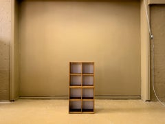Two Square Solid Pine Bookcases