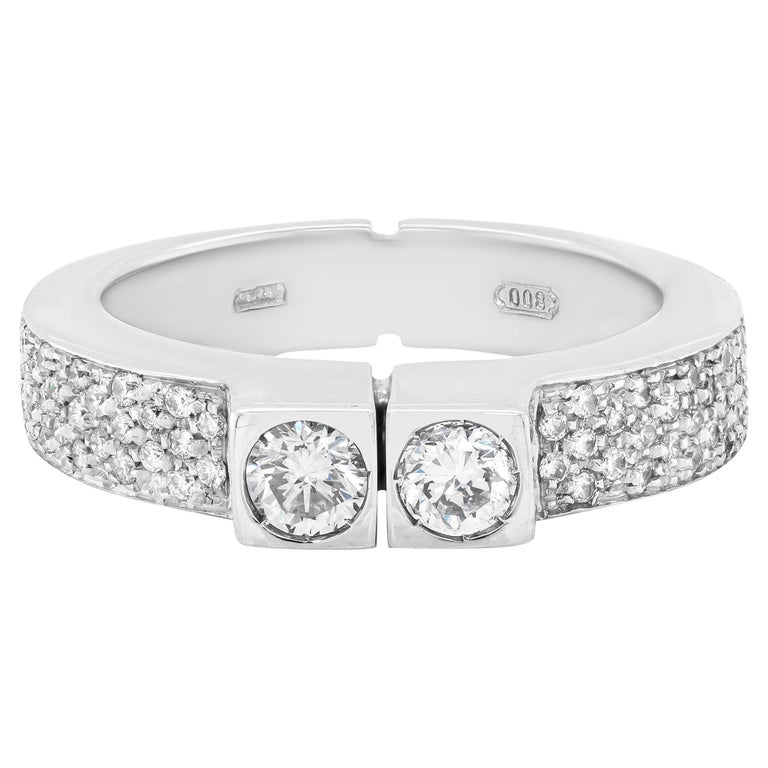slim fit dress slacks 18ct White Gold Fancy Cluster Diamond Dress Ring main image 1