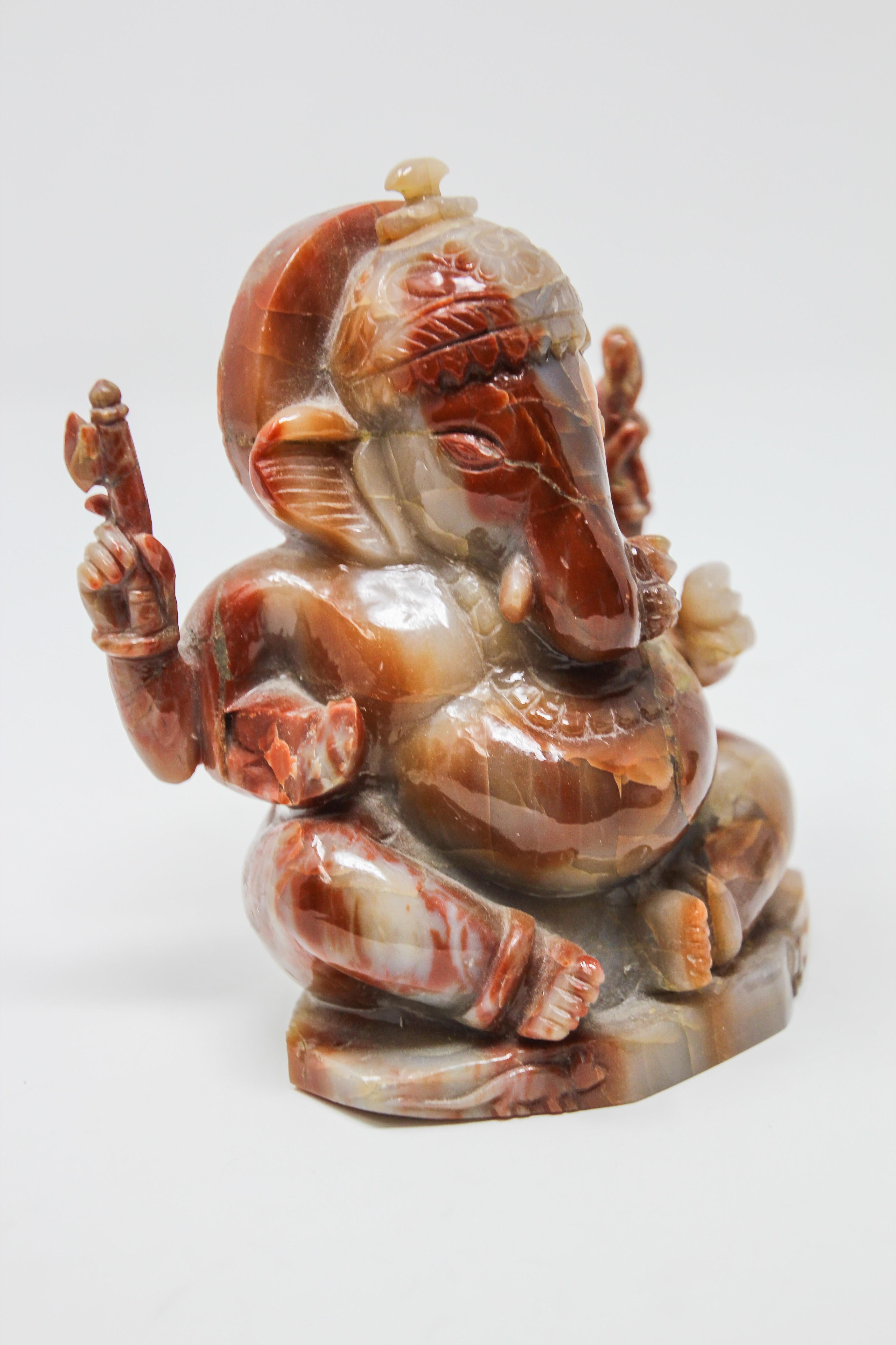Two Stones Ganesh Hindu Diety Statues For Sale 10