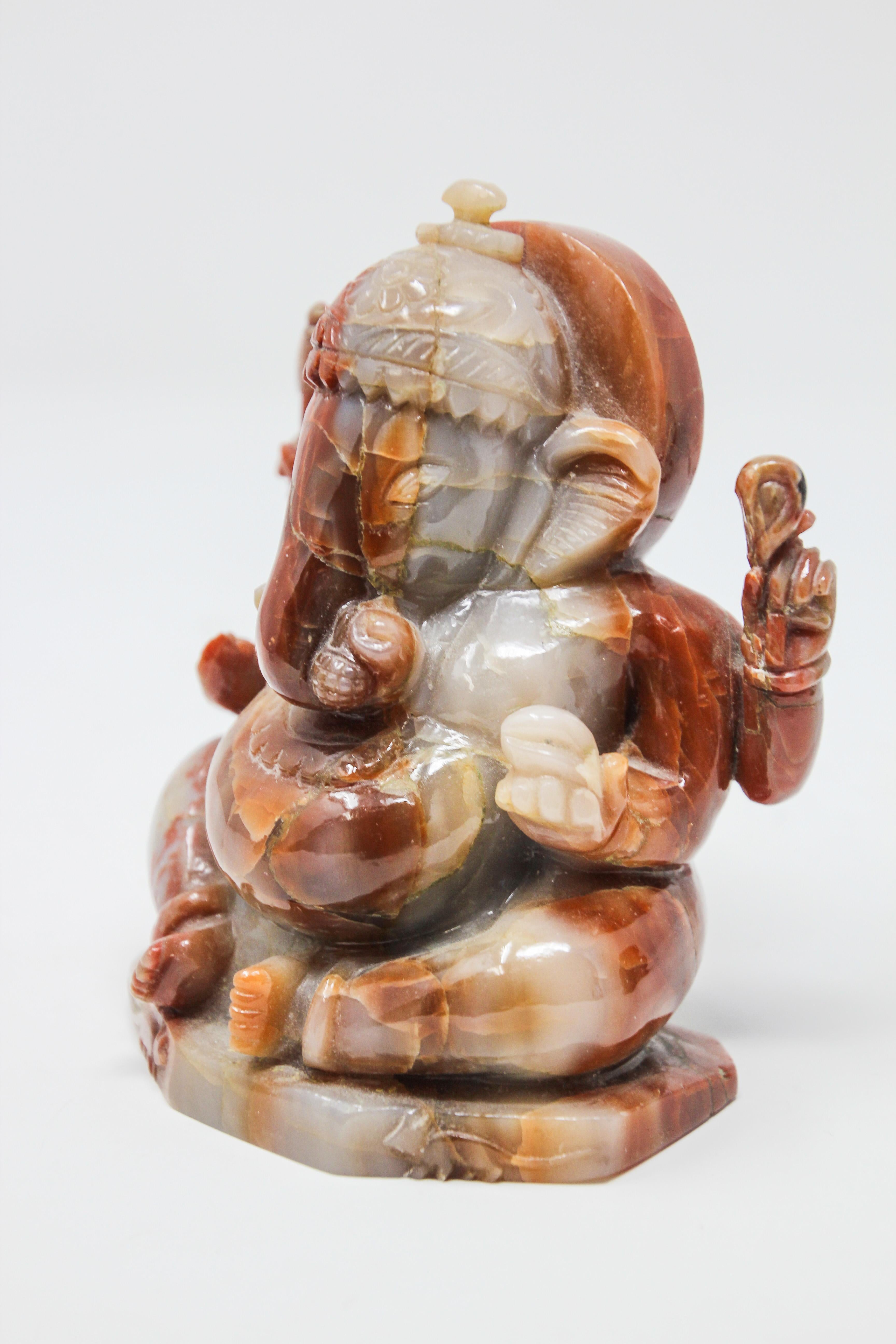 Two Stones Ganesh Hindu Diety Statues For Sale 11
