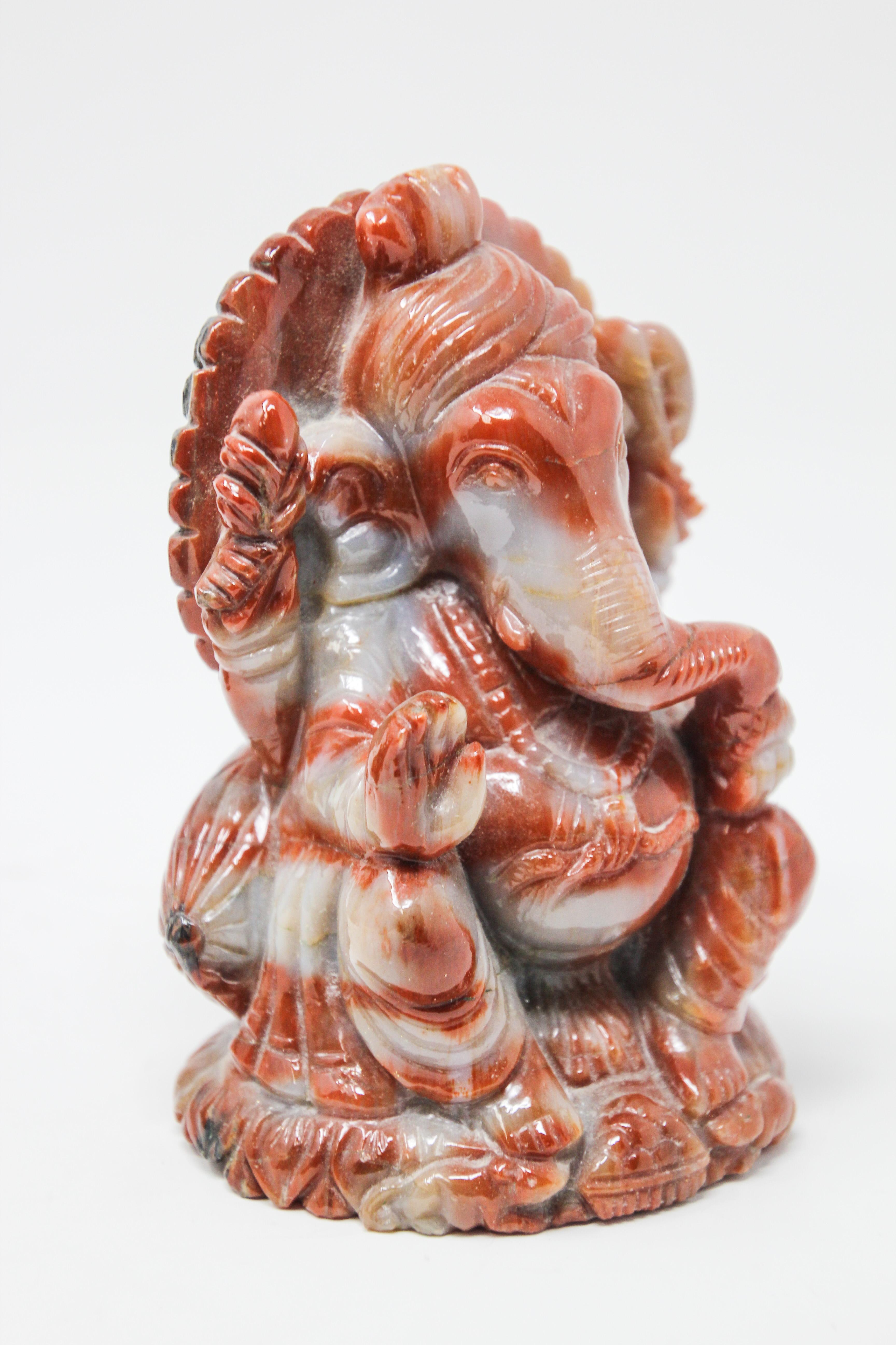 Two Stones Ganesh Hindu Diety Statues For Sale 2