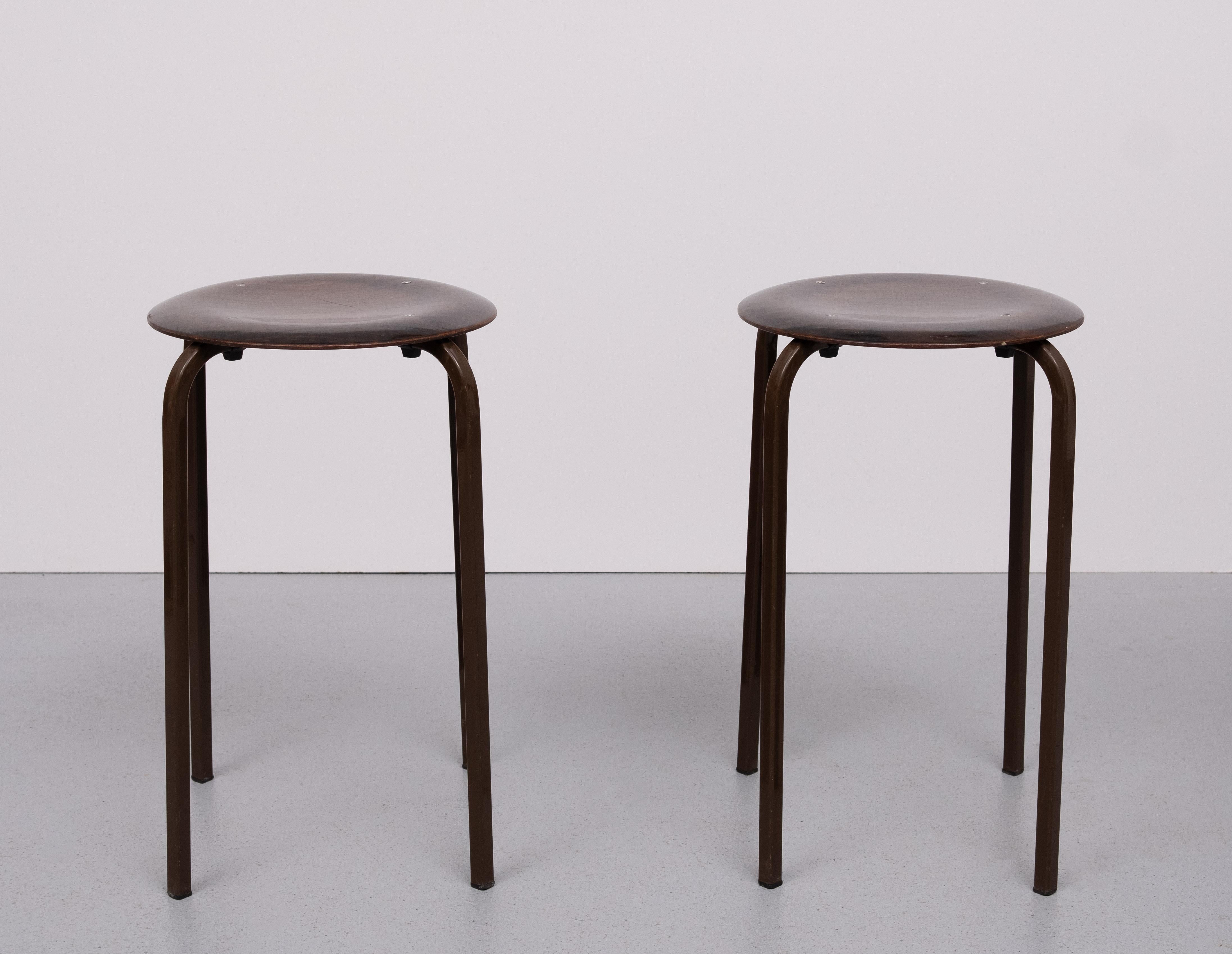 Dutch Two Stools by Obo Eromes  1960s Holland  For Sale