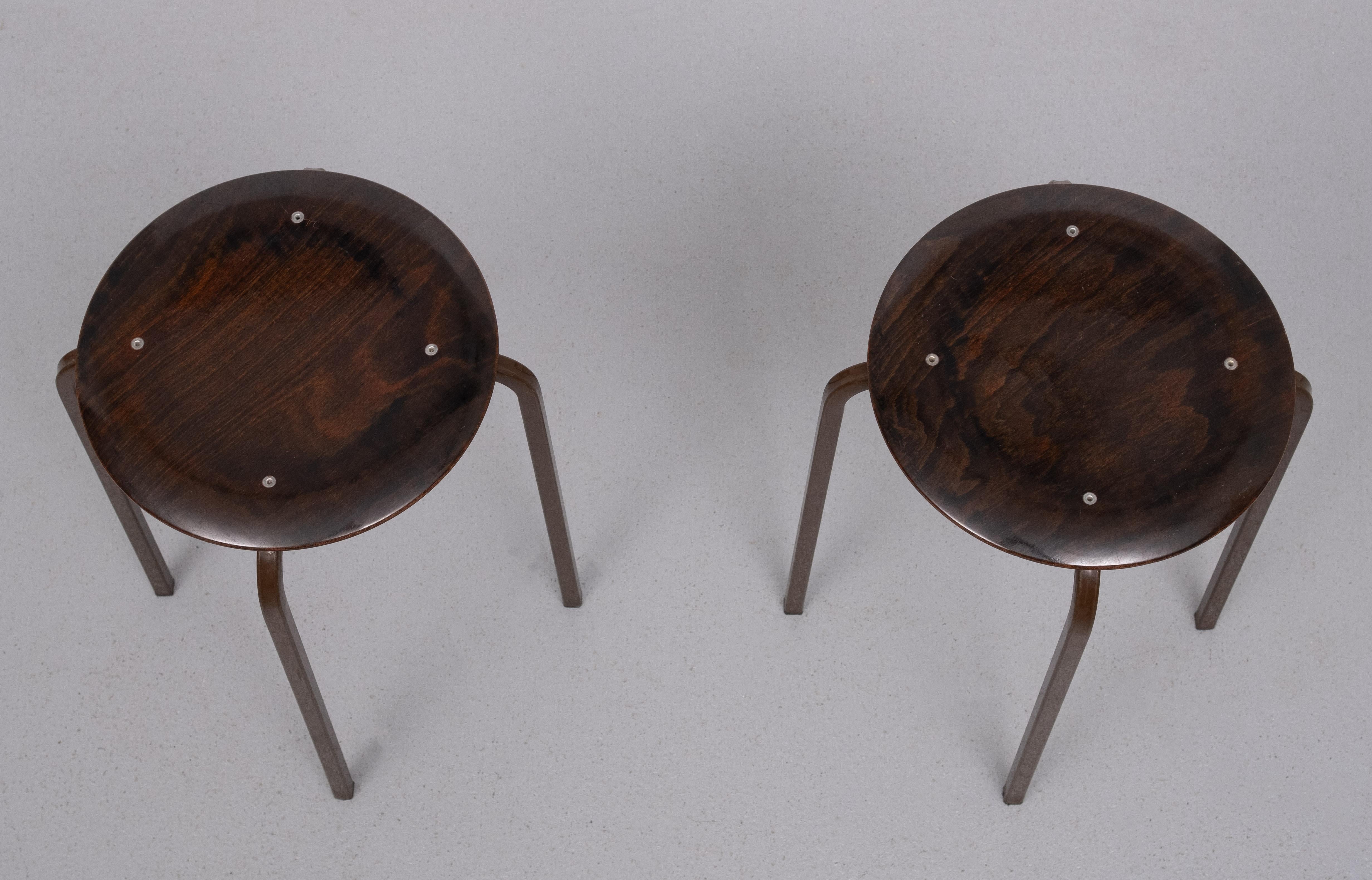 Mid-20th Century Two Stools by Obo Eromes  1960s Holland  For Sale