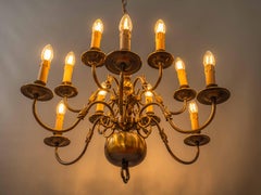 Two-story Dutch chandelier with fish