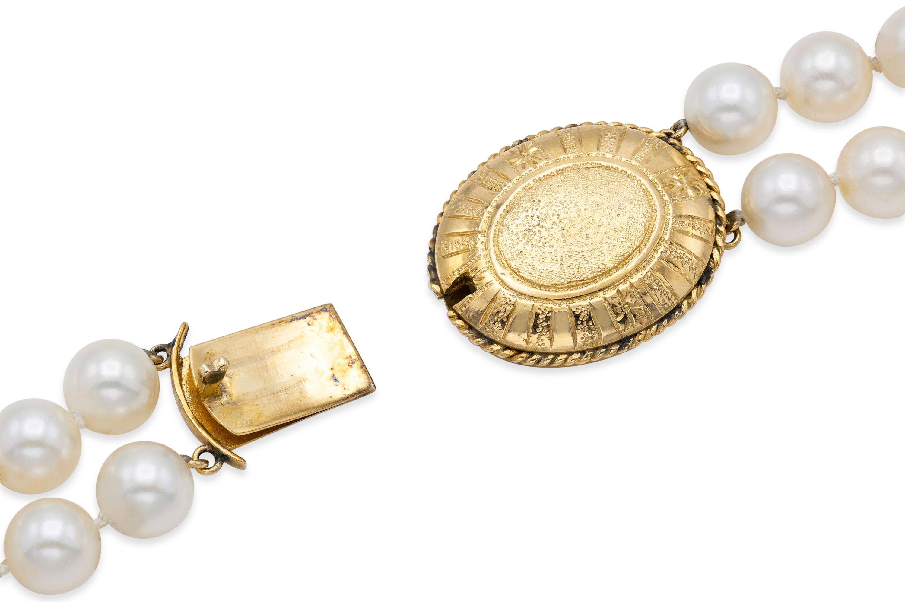 Perlenkette mit mehreren Strängen im Zustand „Gut“ im Angebot in New York, NY