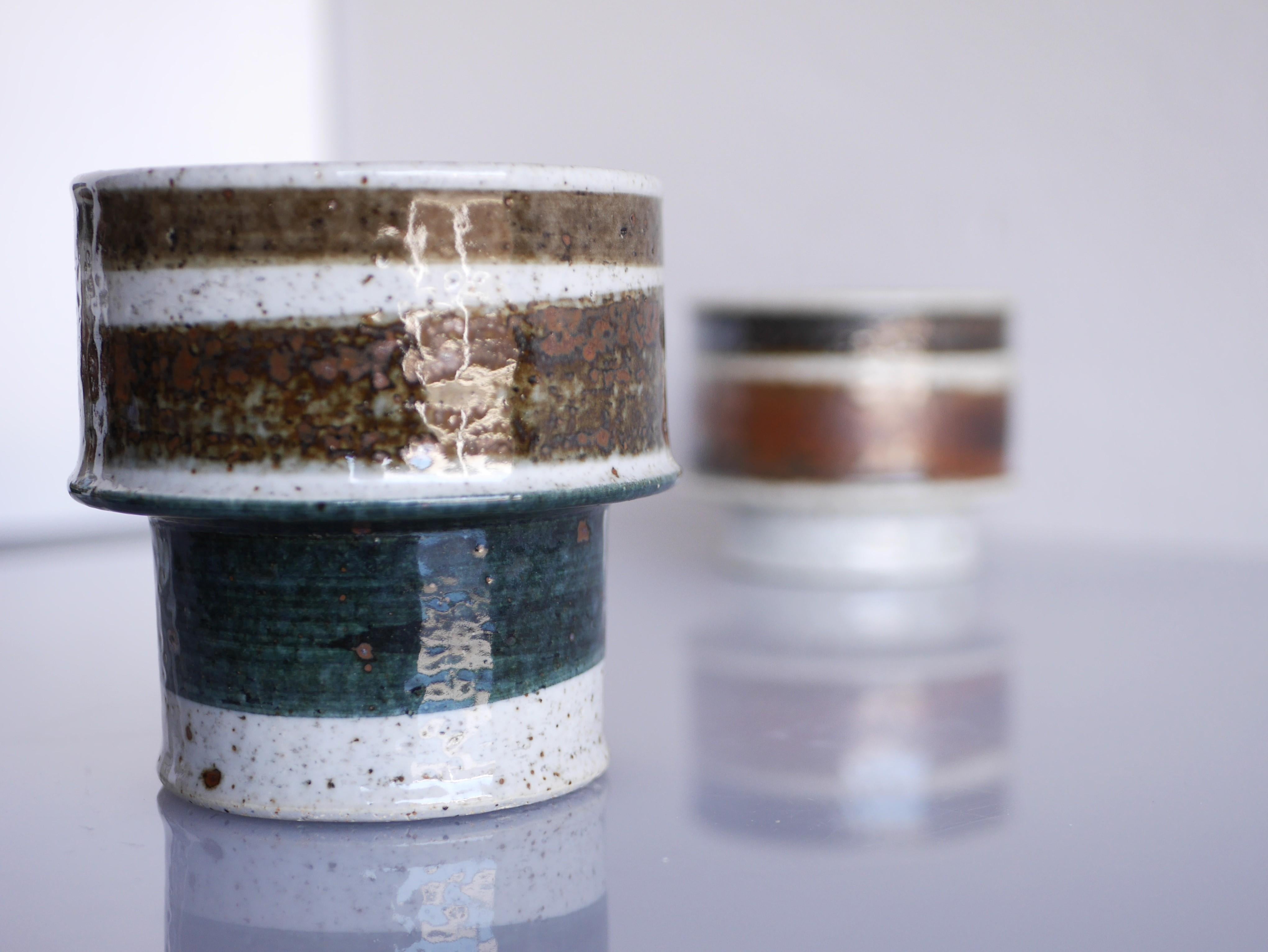 Two studio art ceramic vases by Inger Persson for Rörstrand, Sweden 5
