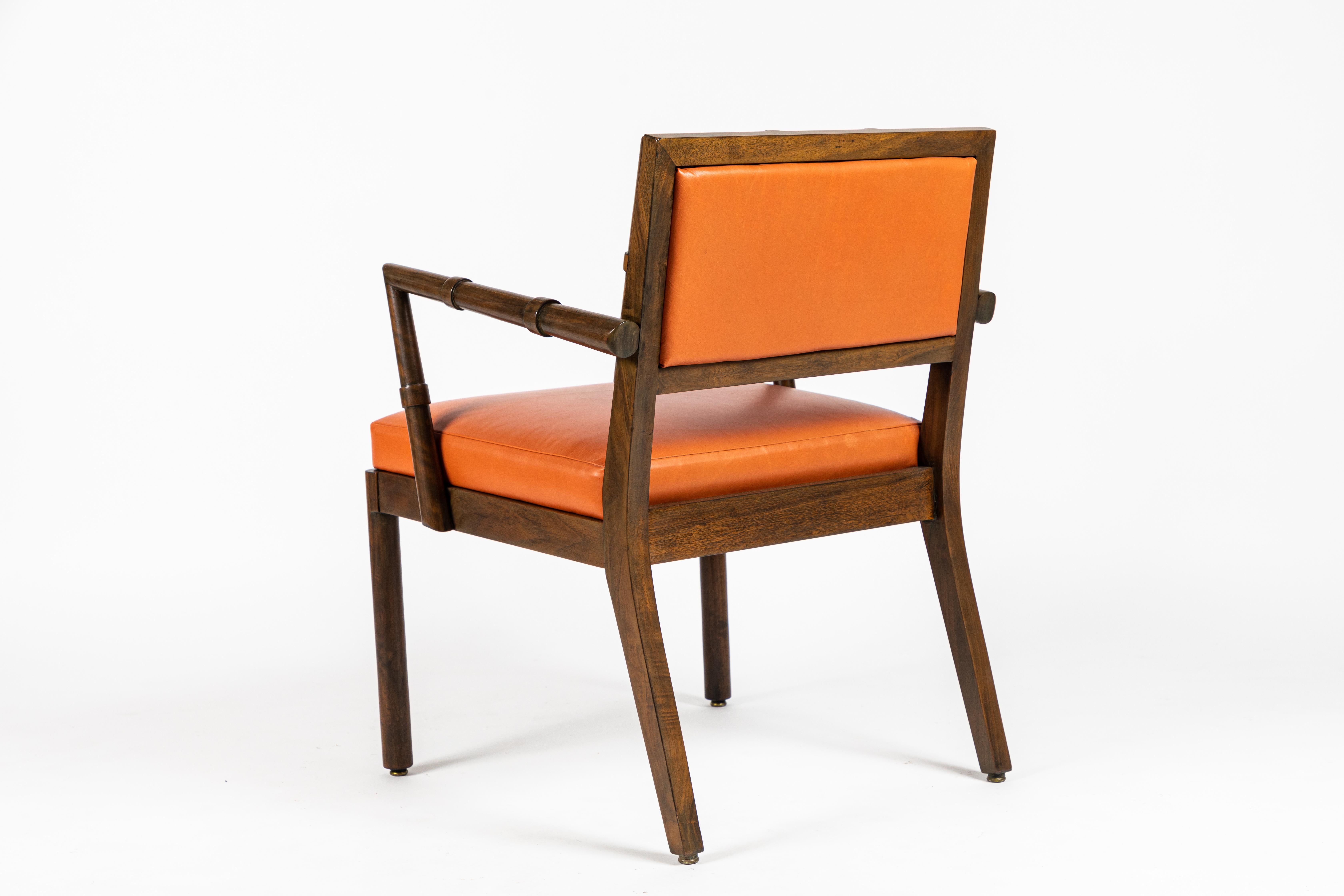 Two Stylized Bamboo Framed Armchairs by William Haines In Good Condition In Palm Desert, CA