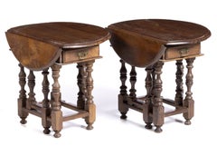 TWO SUPPORT TABLES  Portuguese, from the 20th century.