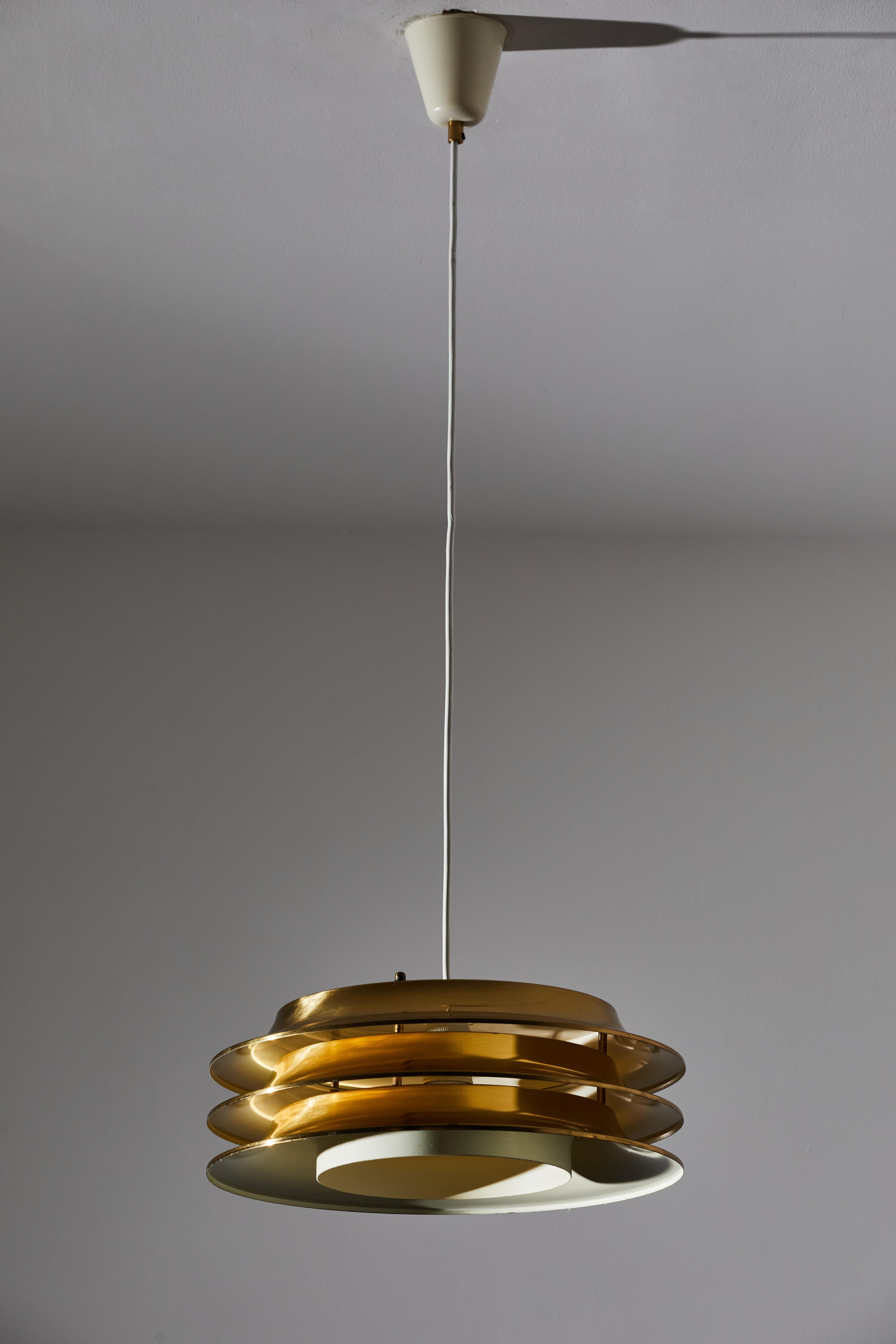 Finnish Two Suspension Lights by Kai Ruokonen for Lynx Edition
