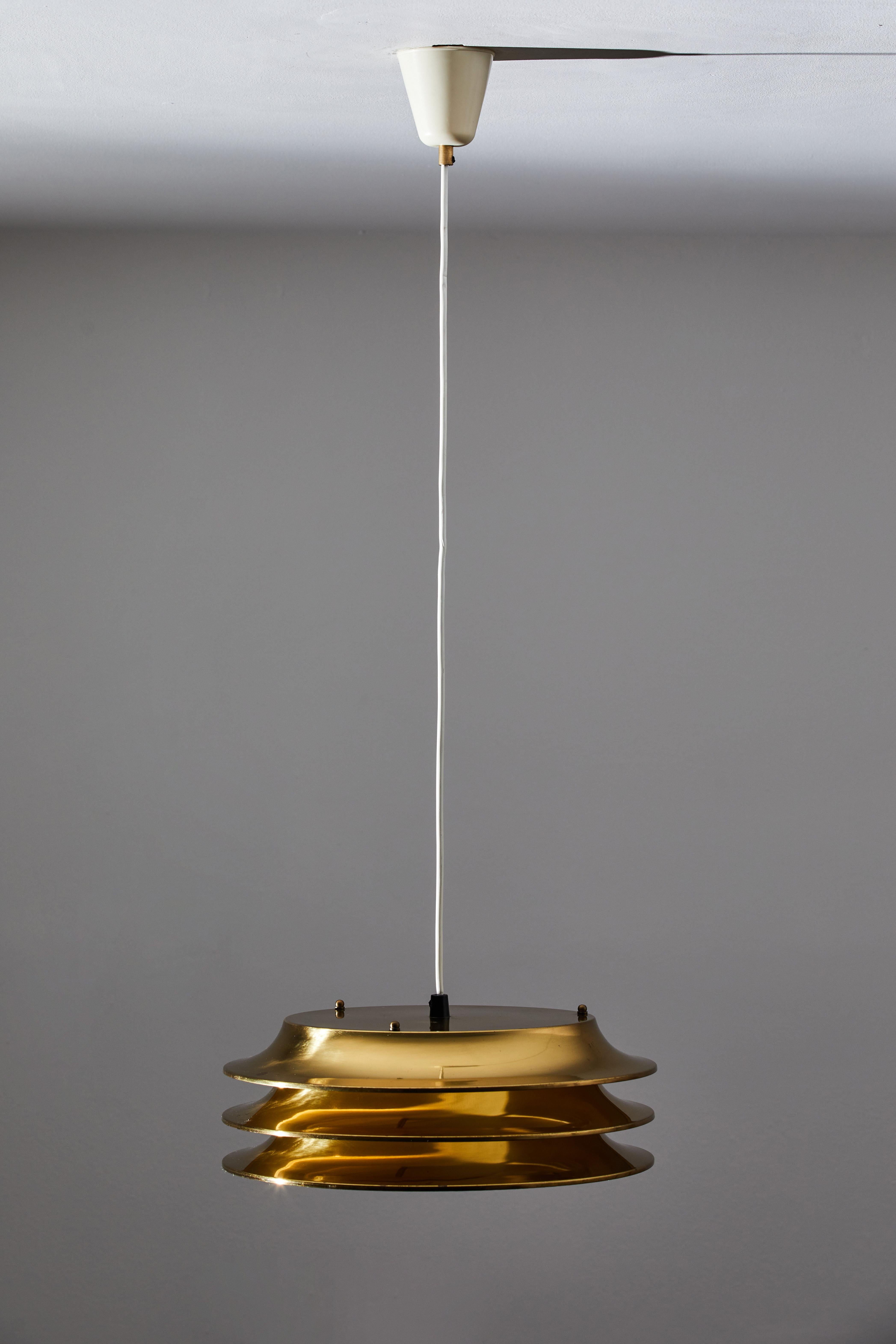 Two Suspension Lights by Kai Ruokonen for Lynx Edition In Good Condition In Los Angeles, CA