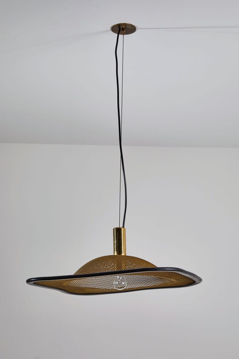 Enameled Two Suspension Lights by Reggiani
