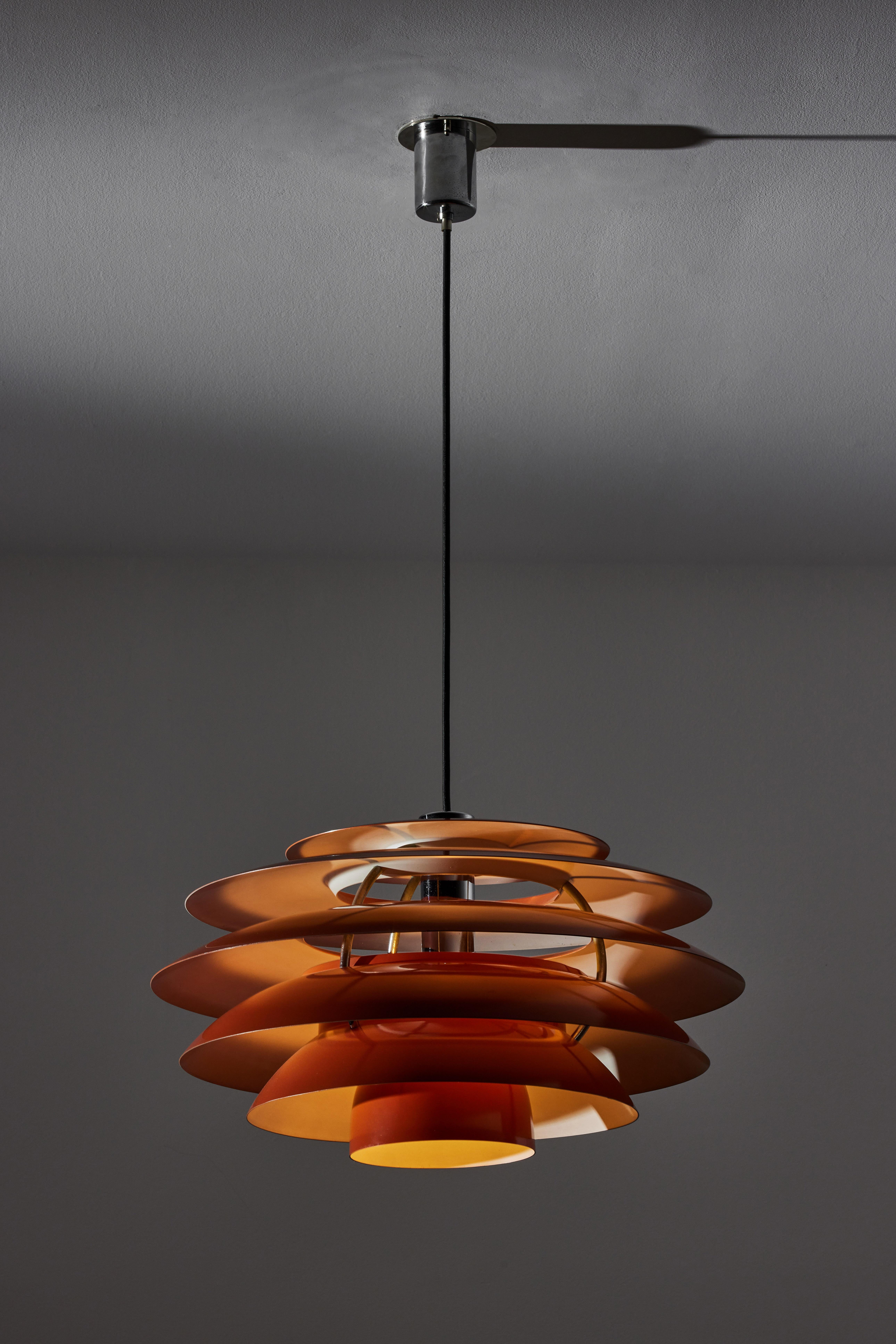 Mid-Century Modern One Suspension Light by Stilnovo