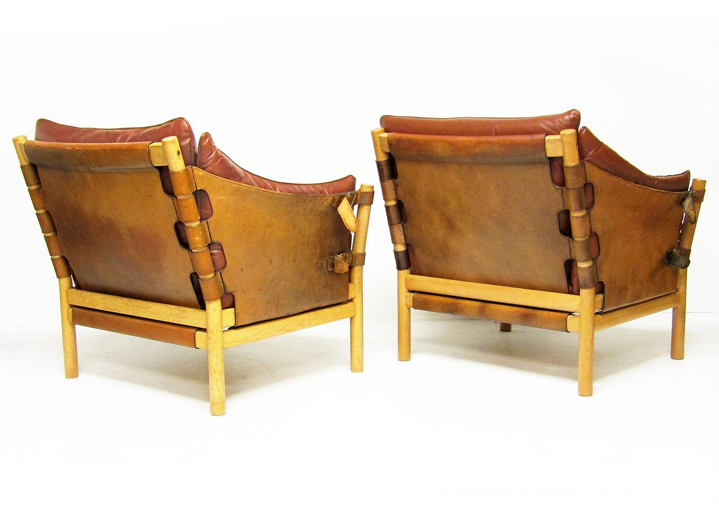 Deux fauteuils de salon suédois des années 1960 