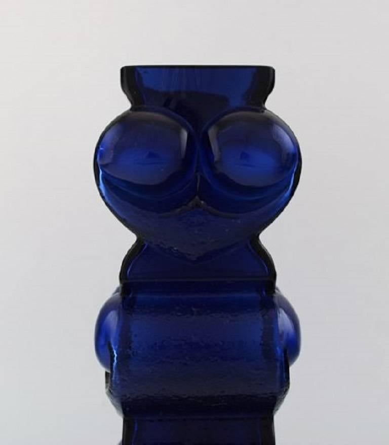 skruf sweden art glass vase