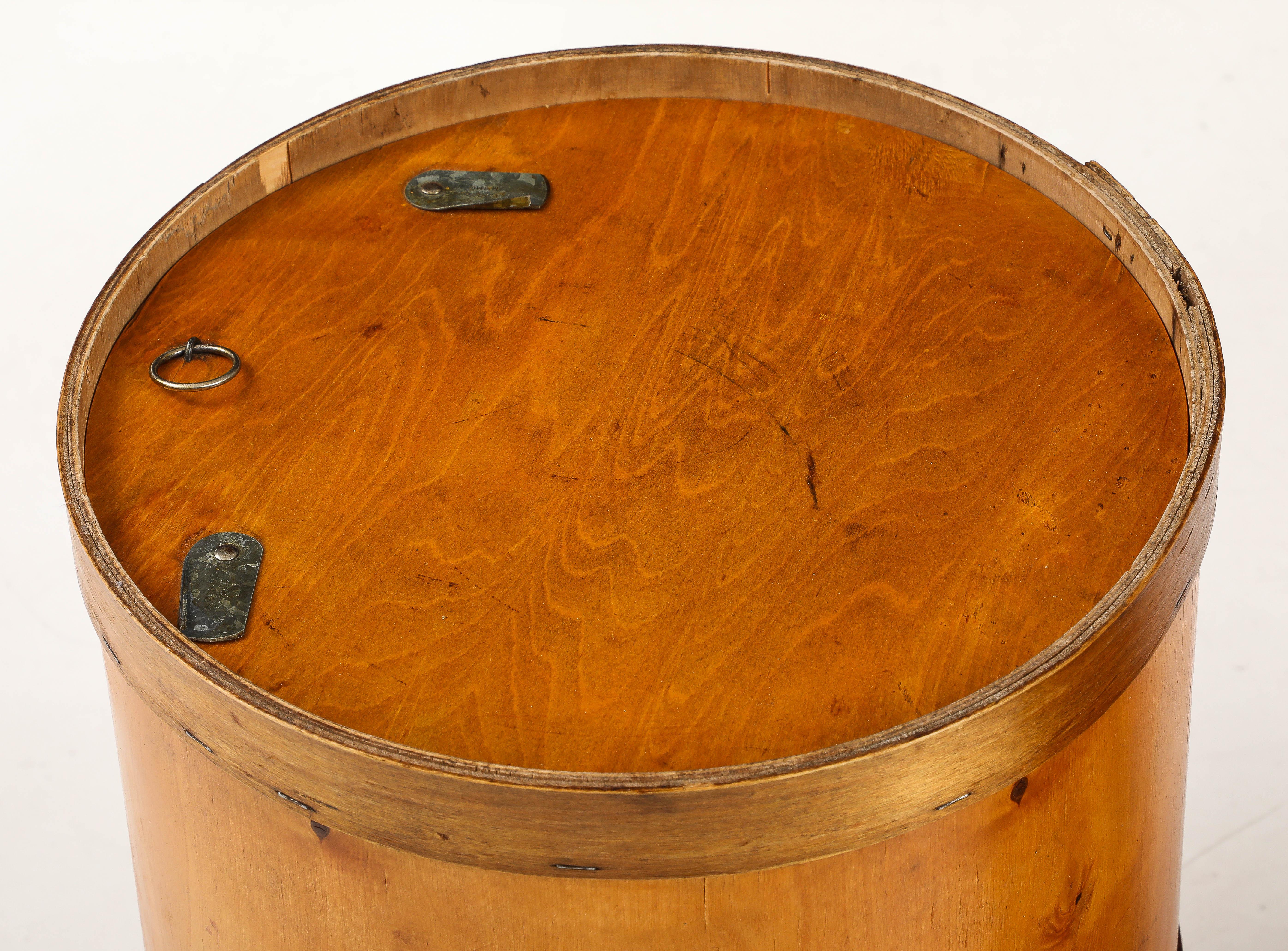 Two Swedish Birch Sugar Barrels, Circa 1960s For Sale 1