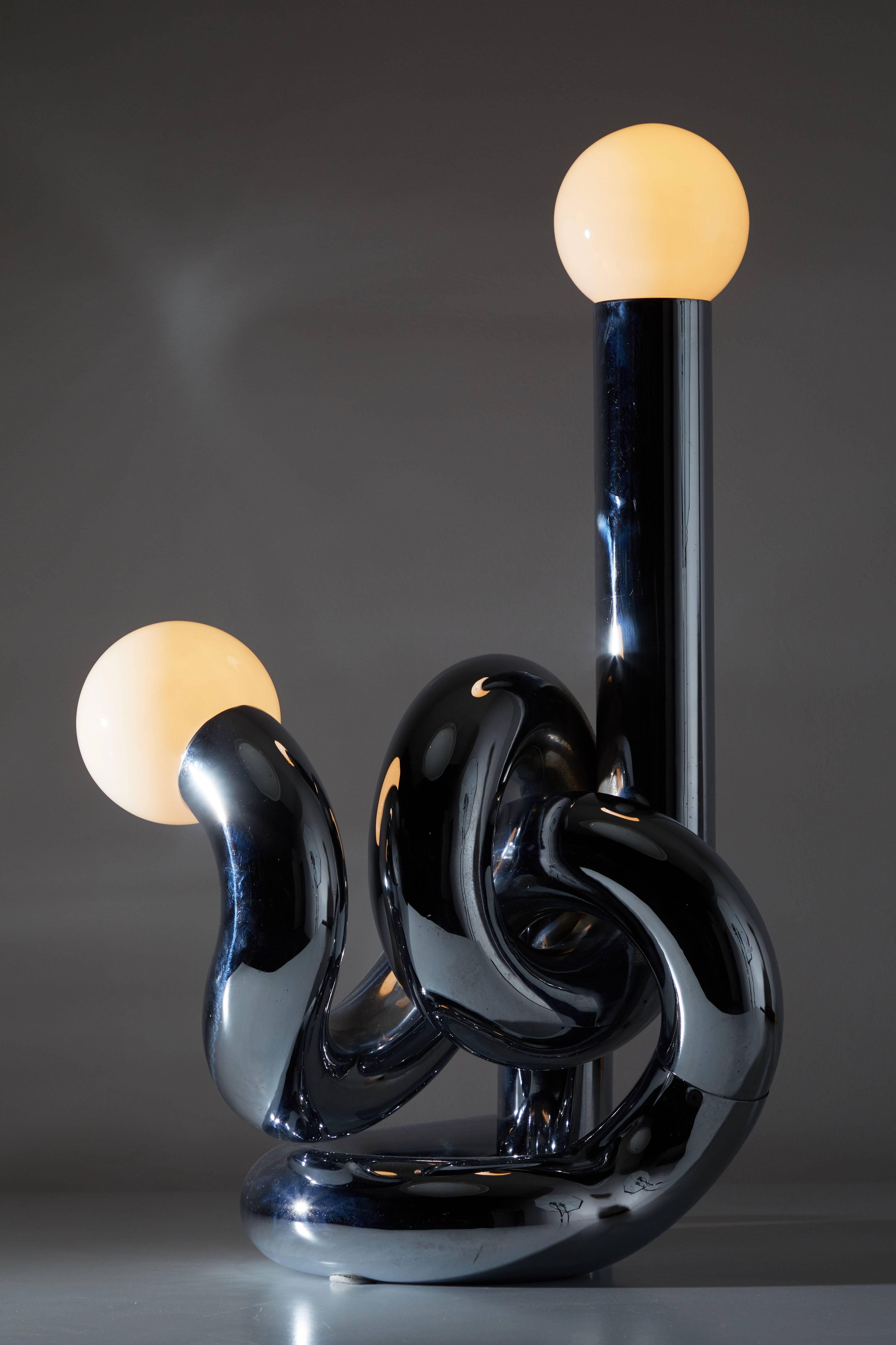 Italian Two Table Lamps by Giovanni Banci