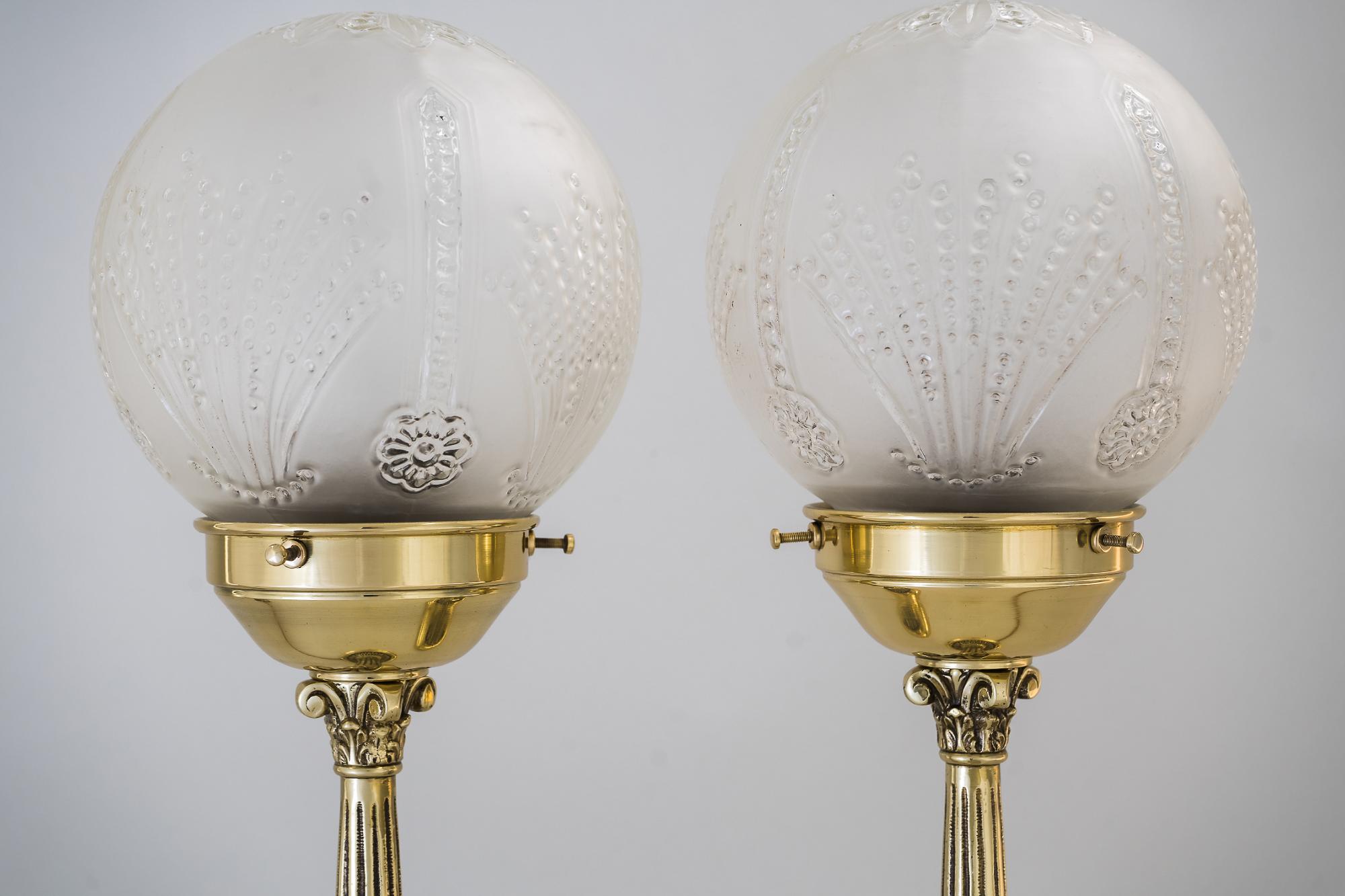 Two Table Lamps, Vienna, circa 1920s 1