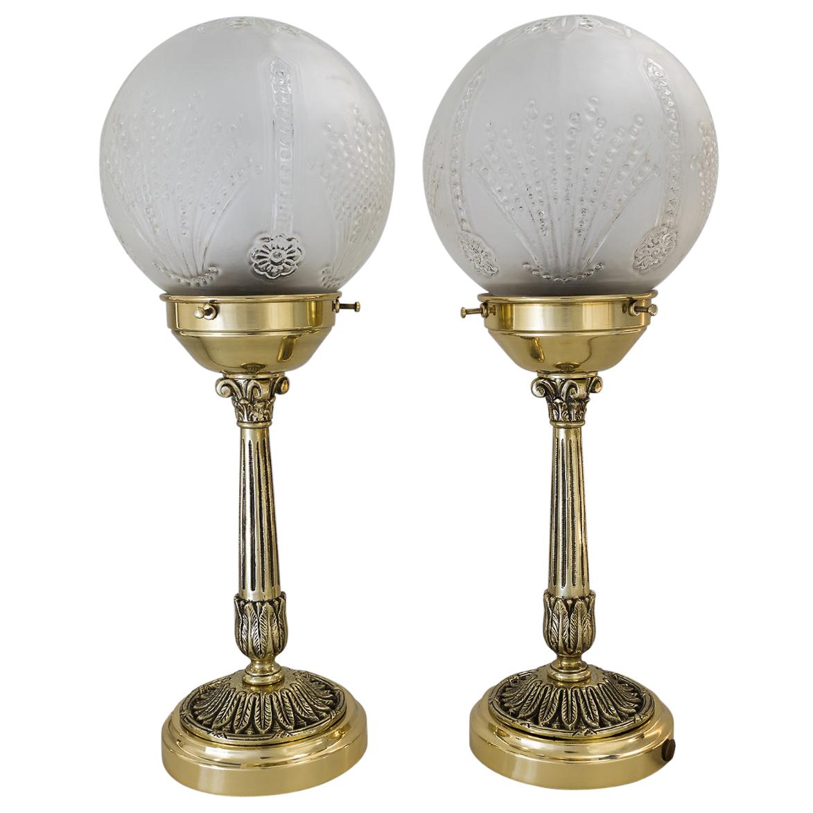 Two Table Lamps, Vienna, circa 1920s