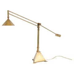Two Table Lamps with Pyramidal Bases from the collection of Thierry Despont