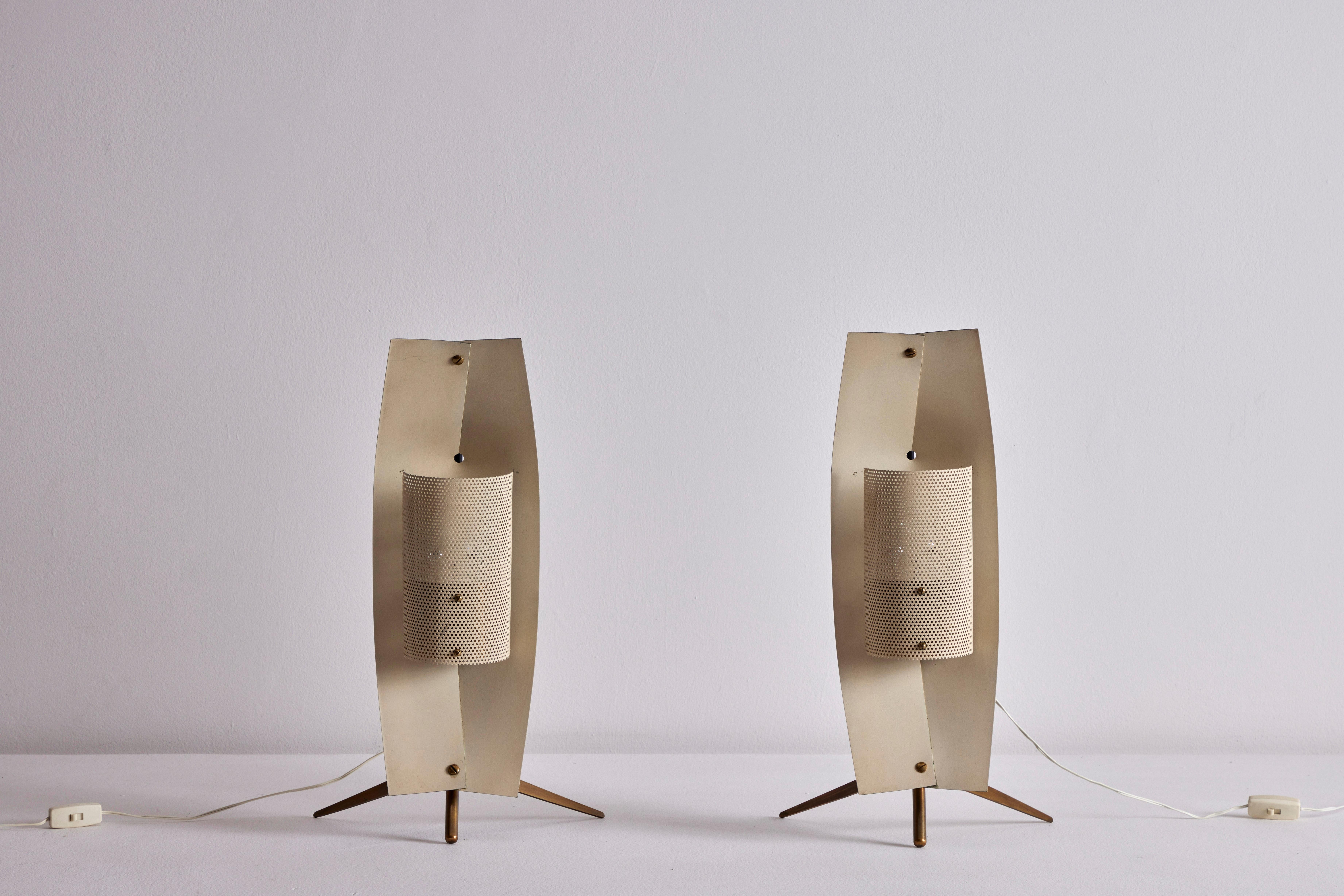 Metal Table Wall/Table Lamps by Gastone Colliva For Sale