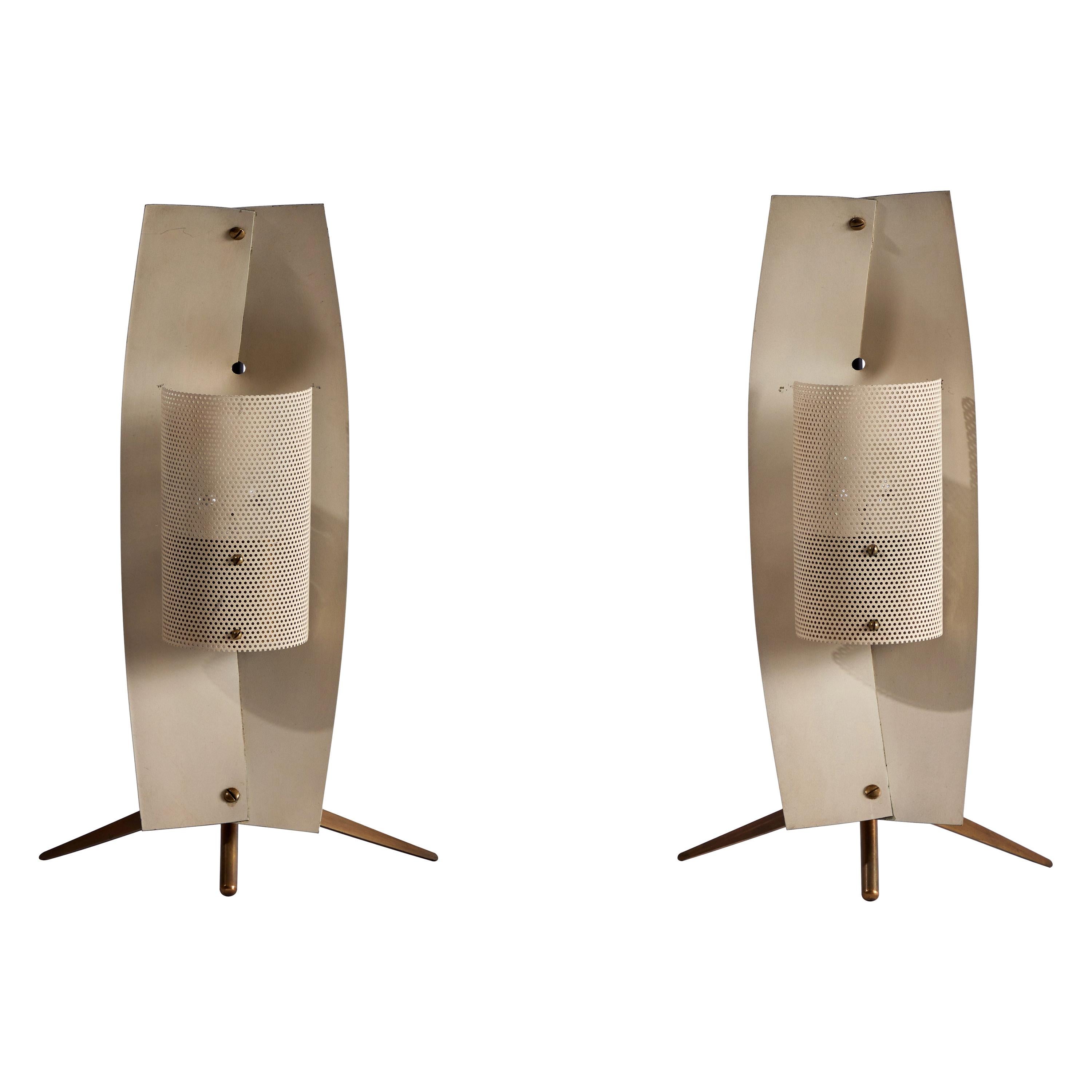Two Table Wall/Table Lamps by Gastone Colliva