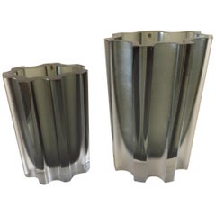 Vintage Two Tapio Wirkkala Glass Vases