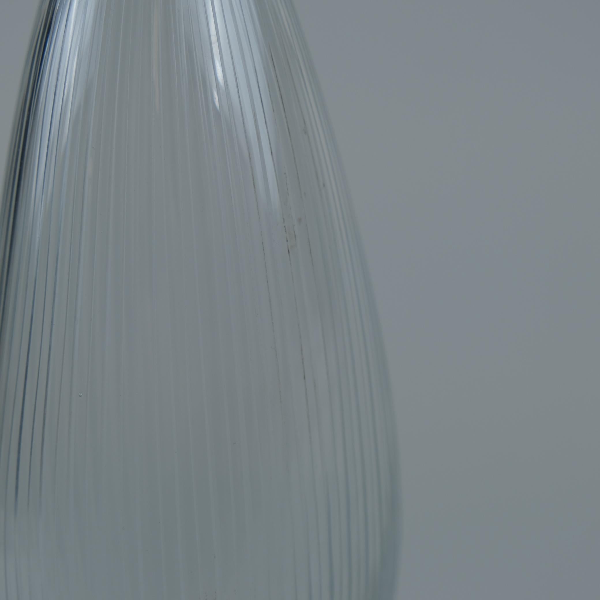 Two Tapio Wirkkala Line-engraved Glass Art Pieces Model 3561, Iittala, 1950s For Sale 1