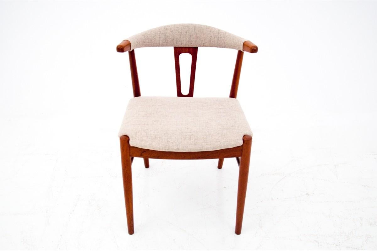 Two teak chairs, Danish design, 1960s In condizioni buone in vendita a Chorzów, PL