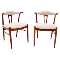 Two Teak Chairs, Danish Design, 1960s