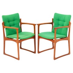 Two Teak Mid-Century Modern Armchairs by Vamdrup Stolefabrik, 1960s