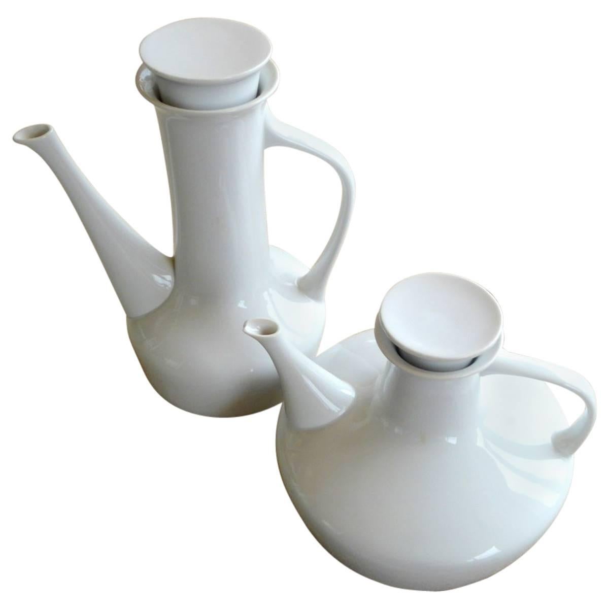 Two Teapots or Pitchers by Paul McCobb For Sale