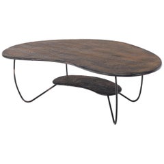 Two-Tier Kidney Shape Coffee Table