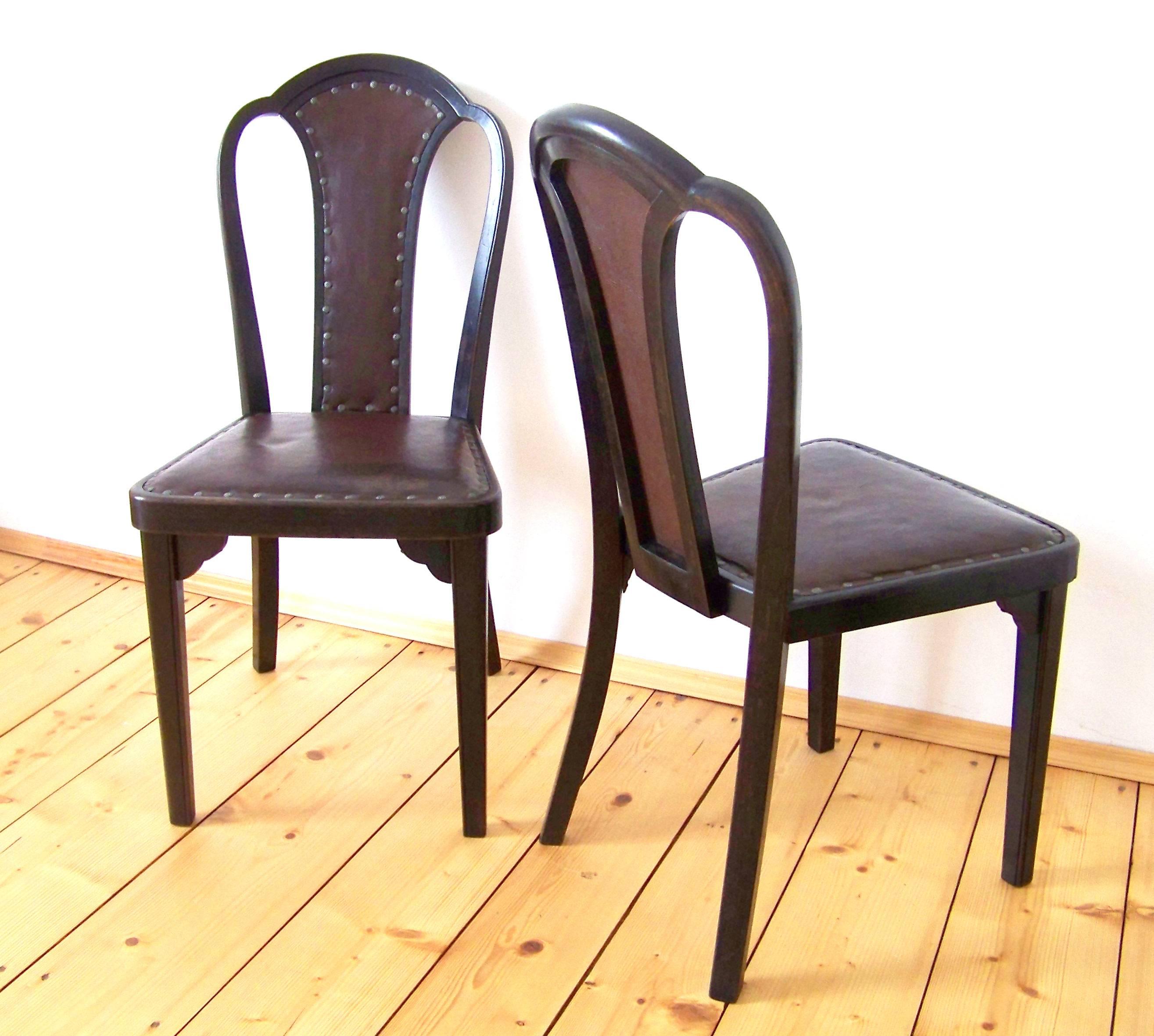 Art Deco Two Thonet Chair Nr.918, Gustav Siegel in 1928