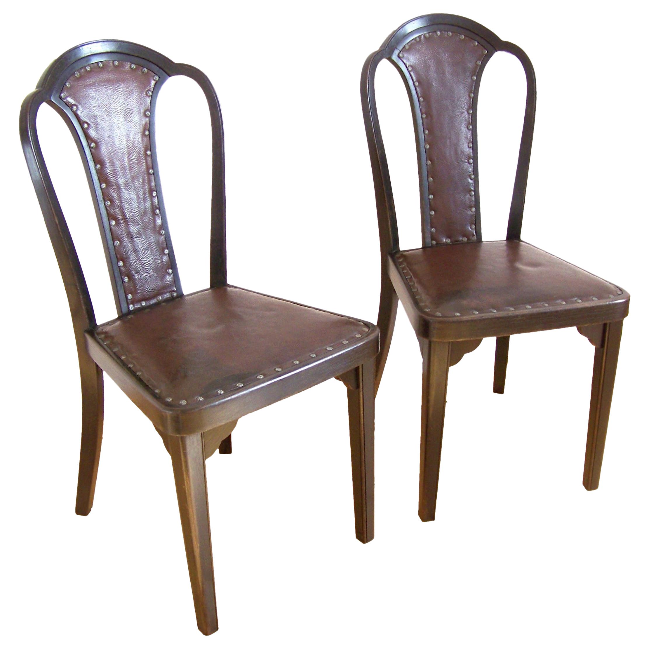 Two Thonet Chair Nr.918, Gustav Siegel in 1928