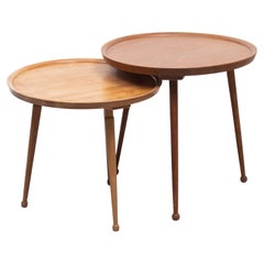 Two Three Leg Side Tables, 1950s, Denmark