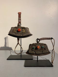 Two Tibetan Flint Striker Purses, 19th Century