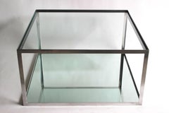 Two-tier Aluminum Coffee Table