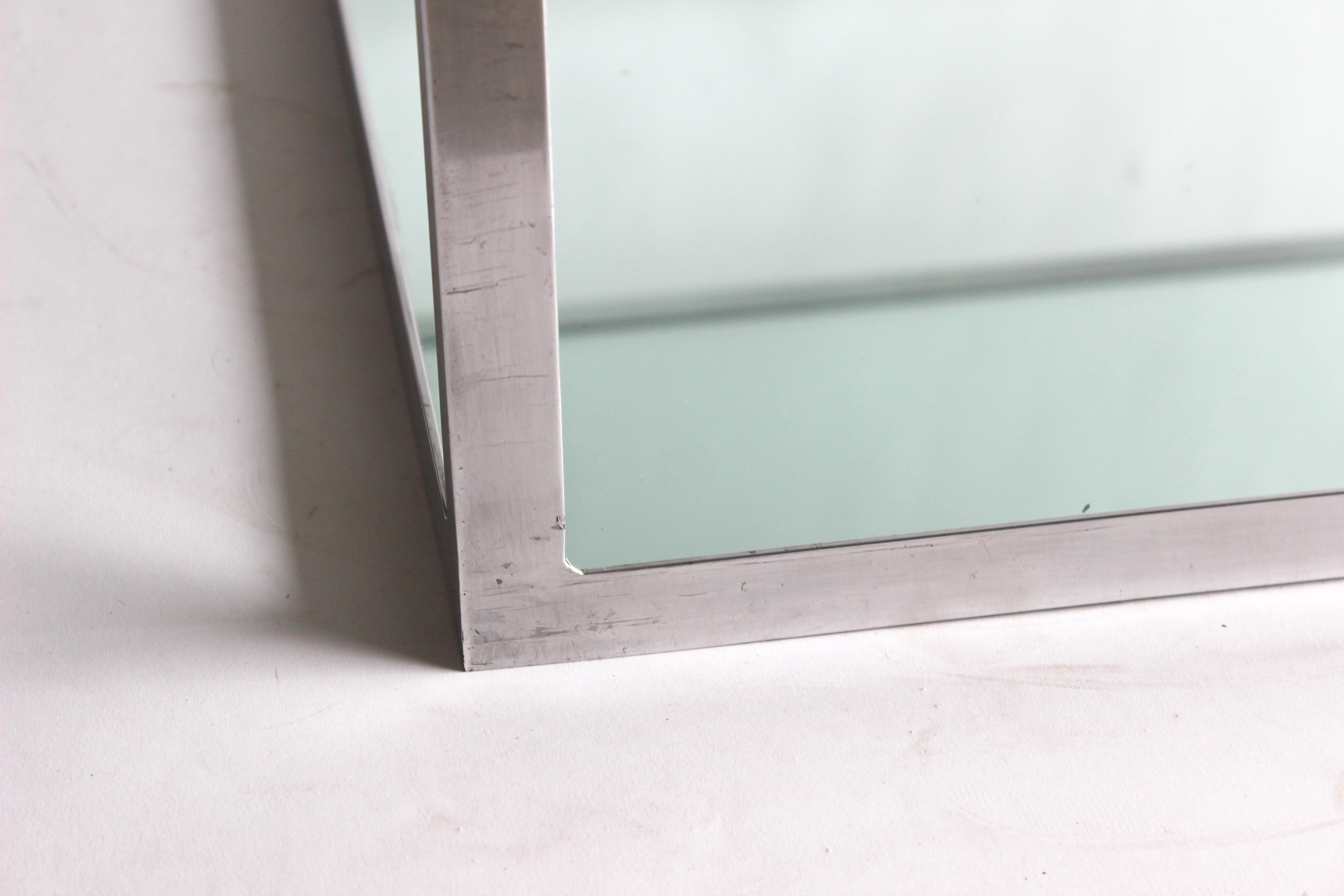 Fin du 20e siècle Table basse à deux niveaux en aluminium en vente