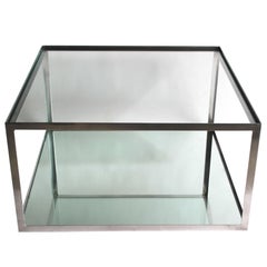 Two-tier Aluminum Coffee Table