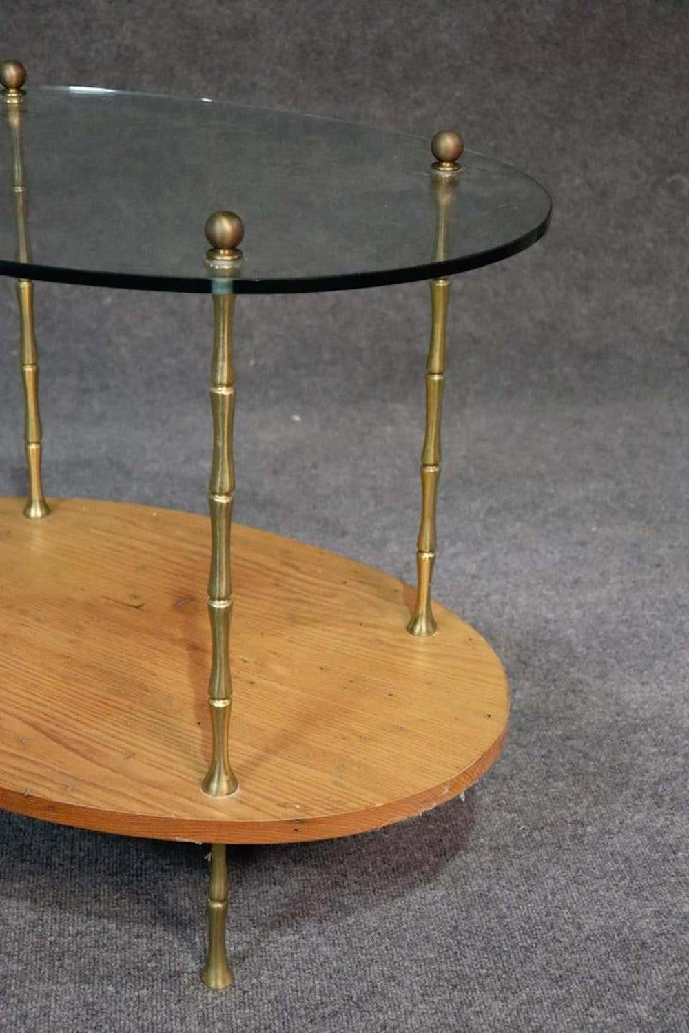 Mid-Century Modern Two-Tier Bar Cart For Sale