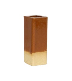 Two-Tier Ceramic Cloud Side Table & Stool in Cinnamon by BZIPPY