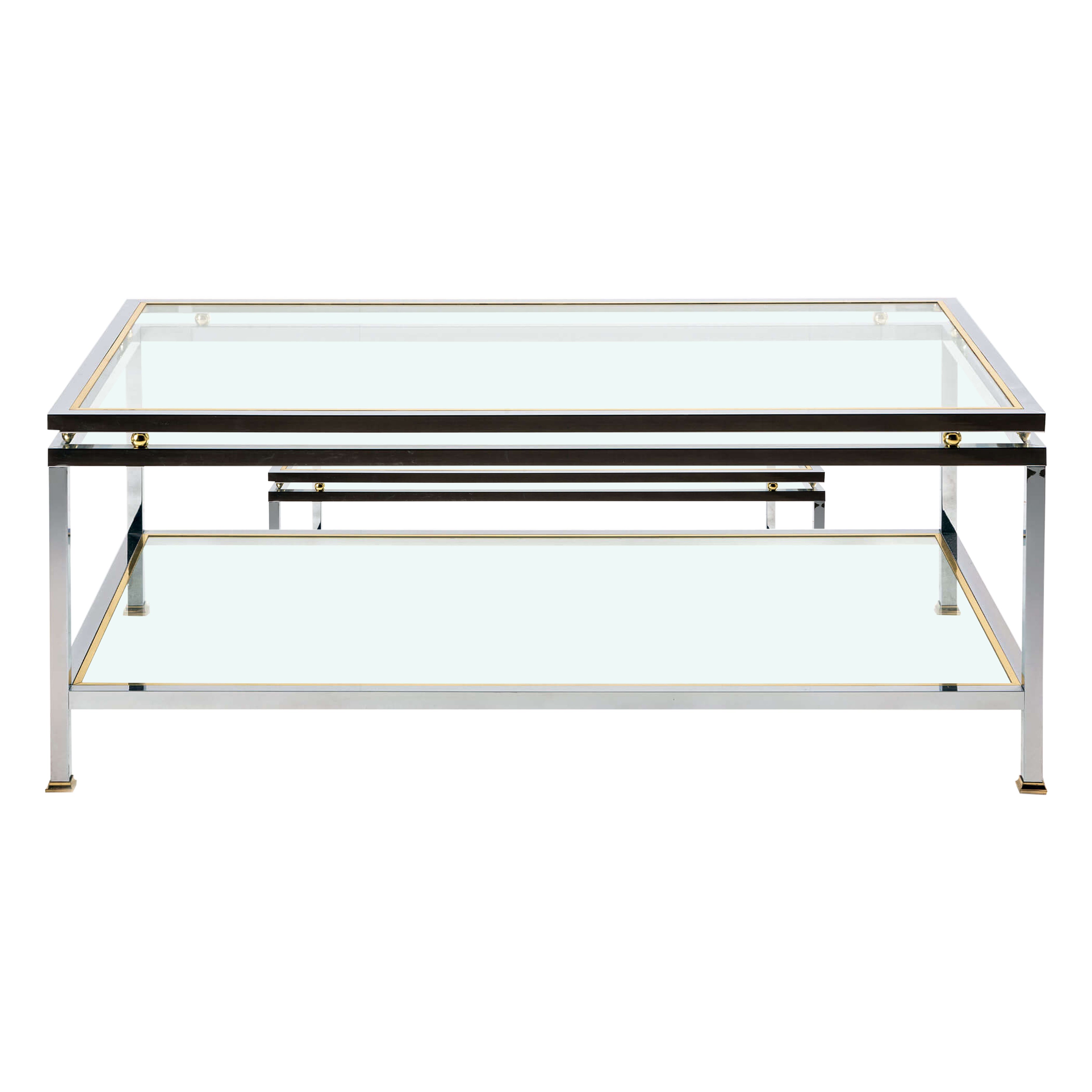 Two-tier Coffee Table for Maison Jansen For Sale
