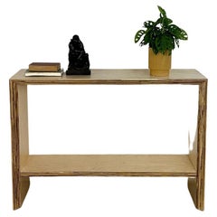 Two Tier Console in Exposed Maple
