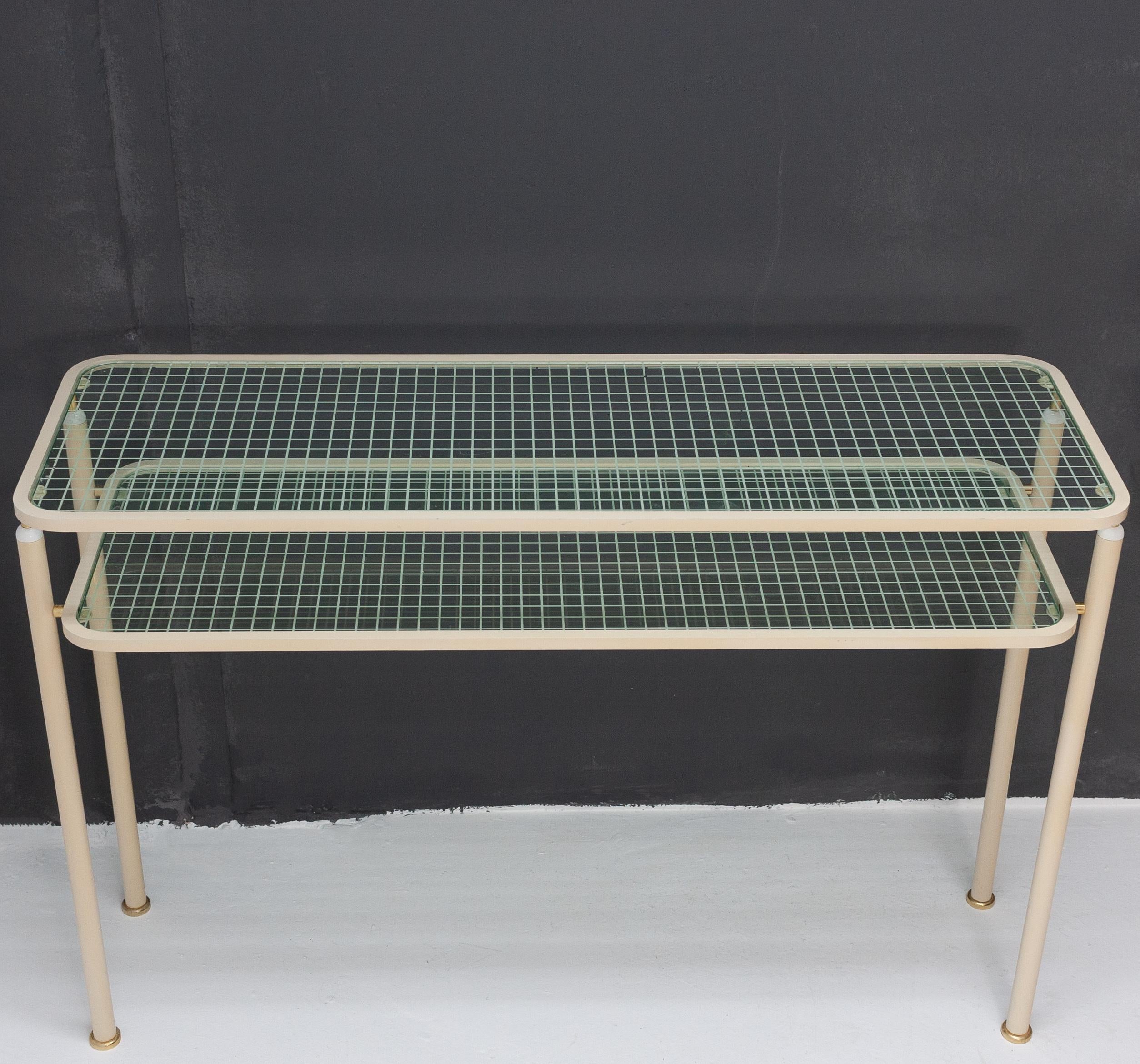 Modern Two-Tier Console Table