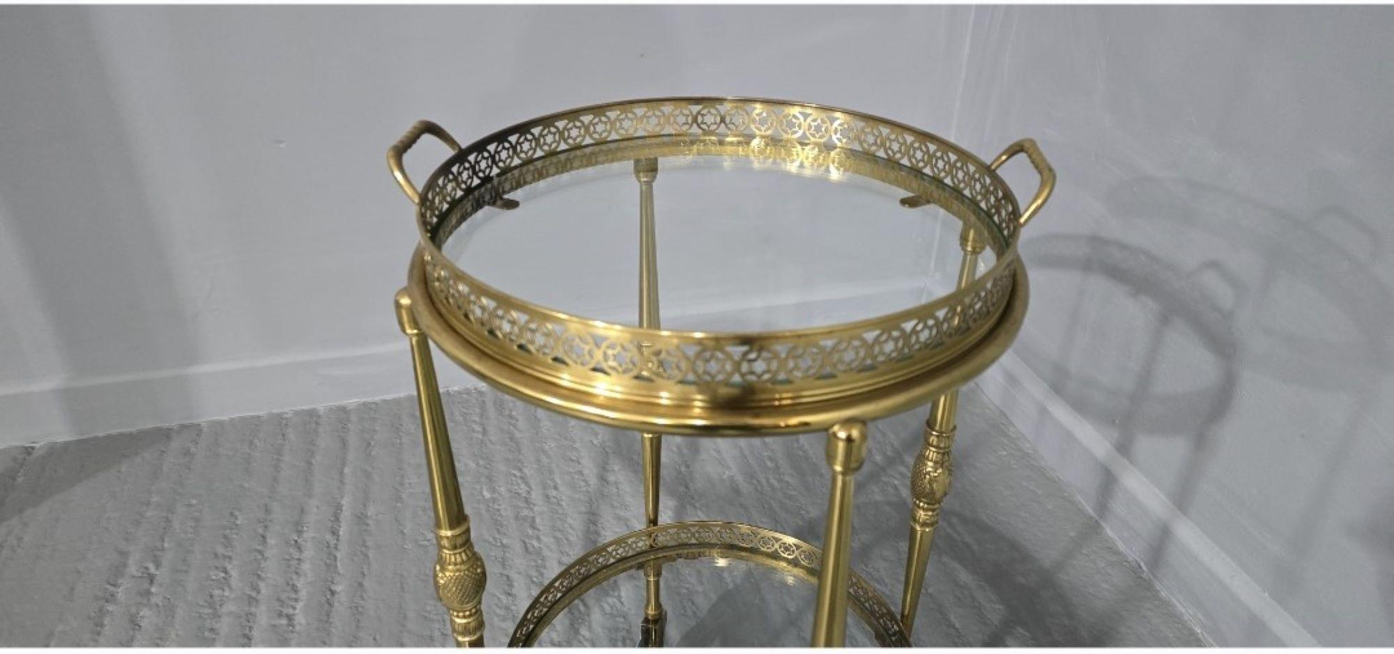French Provincial Two Tier French Trolley For Sale