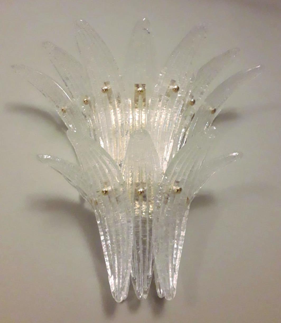 20th Century Two Tier Graniglia Palmette Sconce For Sale