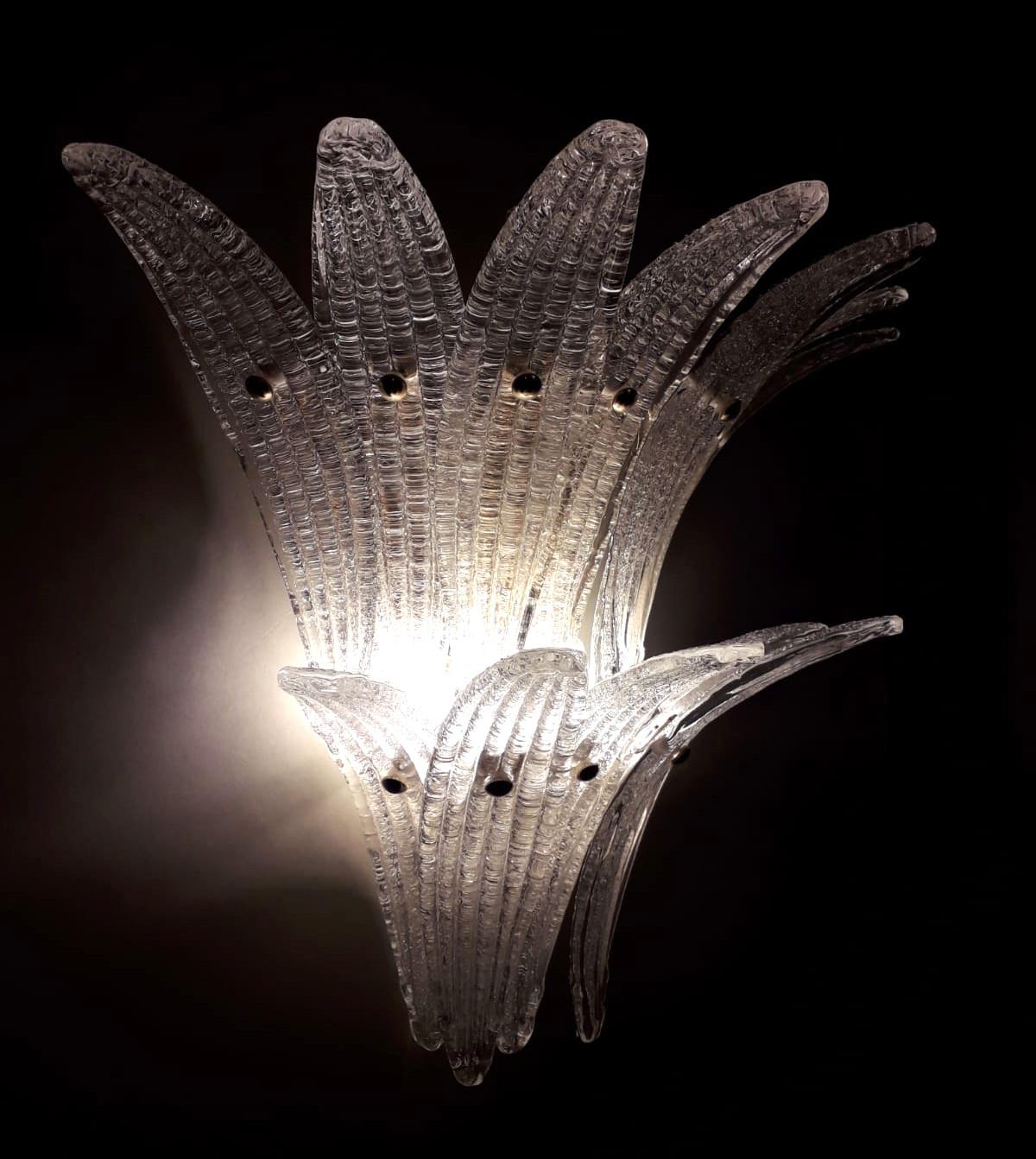 20th Century Two Tier Graniglia Palmette Sconce For Sale