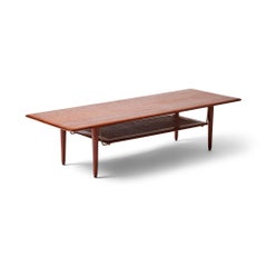 2 Tier Low Table by Peter Hvidt & Orla Mölgaard-Nielsen for France & Daverkosen