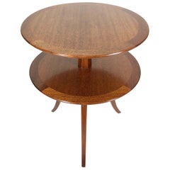 Two-Tier Mahogany Side Table by Edward Wormley for Dunbar
